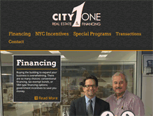 Tablet Screenshot of cityonerealestate.com